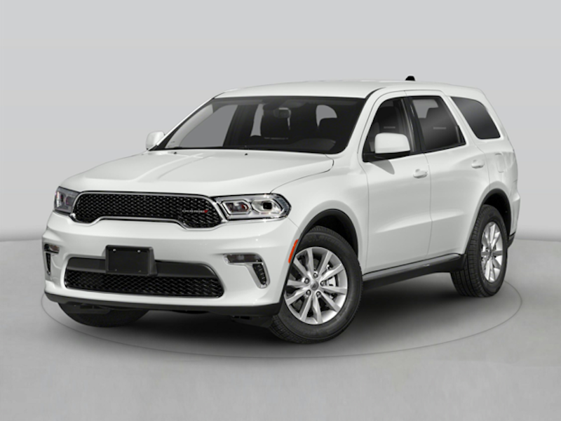 The 2025 Dodge Durango in a showroom