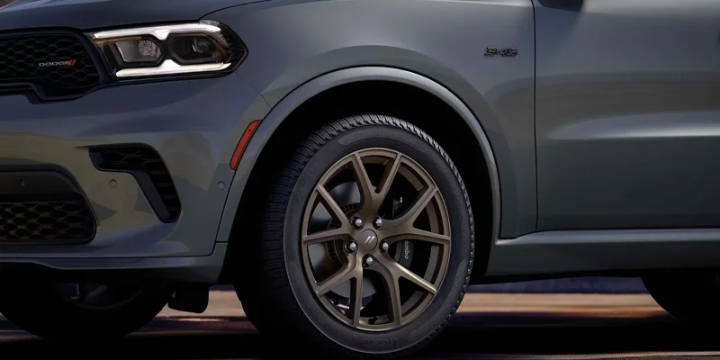 A close up photo of a 2025 Dodge Durango